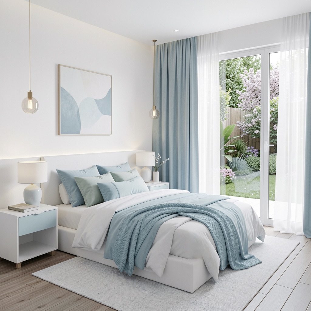 Ermington cottage bedroom — Kalidoma serviced accommodation